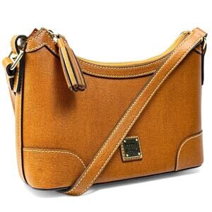 Dooney & Bourke Dixon Small Saffiano Leather Structured Hobo Shoulder Bag